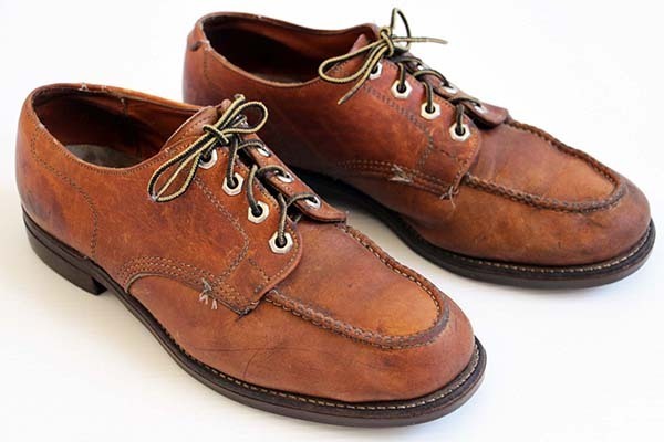 60s CHIPPEWAチペワ オックスフォード ブーツ 茶 9EE - Sixpacjoe Web Shop
