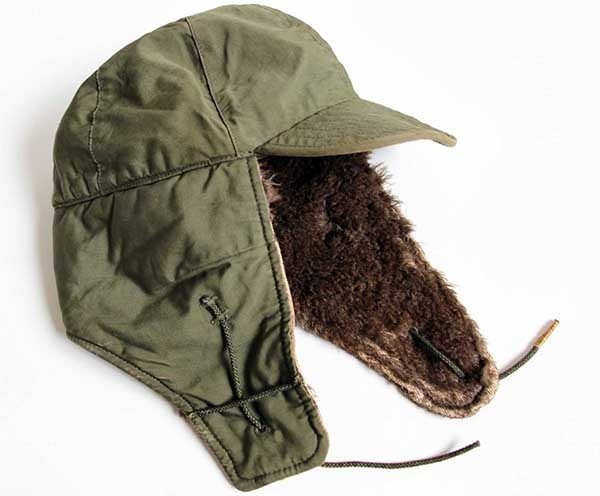 50s 米軍 U.S.ARMY M-51 アルパカ パイルキャップ オリーブドラブ 7☆M 