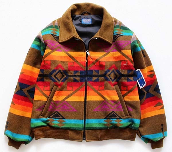 デッドストック☆80s USA製 PENDLETONペンドルトン ネイティブ柄 