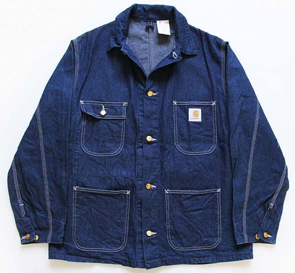 カーハートcarhartt カバーオール デニムジャケット　ボアジャケット