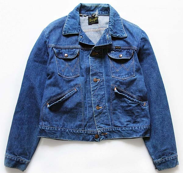 70s vintage wrangler デニムジャケット ラングラー USA製