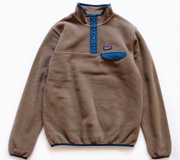 patagoniaパタゴニア シンチラフリース スナップT モカ キッズXXL
