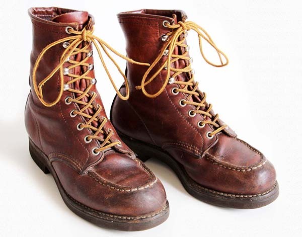 80s USA製 REDWINGレッドウイング ワークブーツ 赤茶 6EE - Sixpacjoe