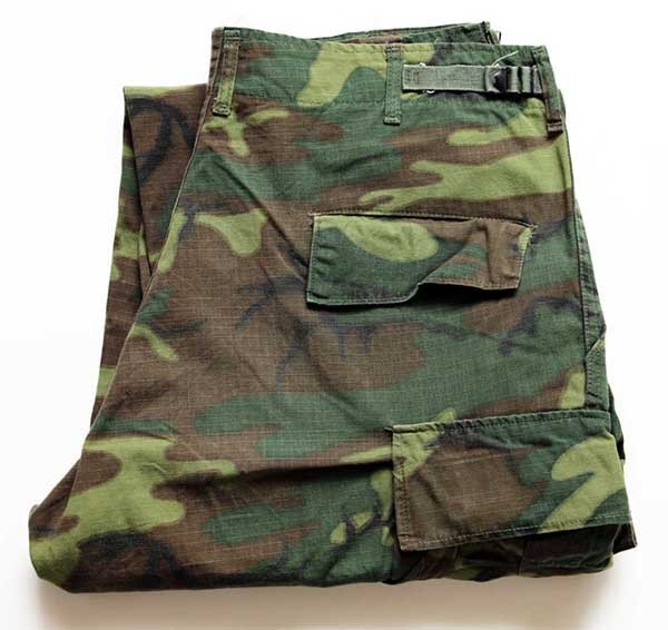 60s 米軍 U.S.ARMY ERDL グリーンリーフカモ ジャングルファティーグ 