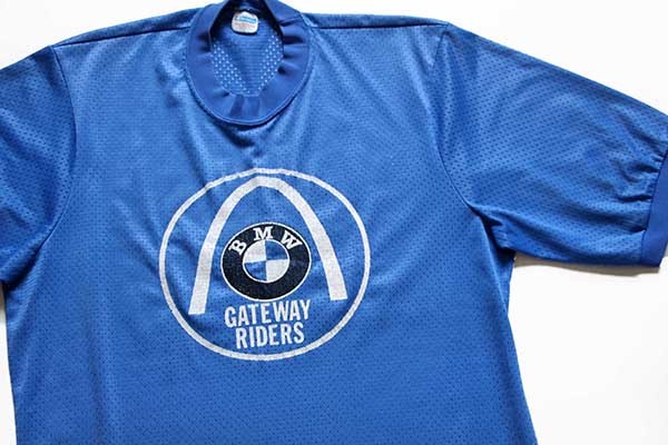 70s USA製 Championチャンピオン BMW GATEWAY RIDERS 両面プリント 