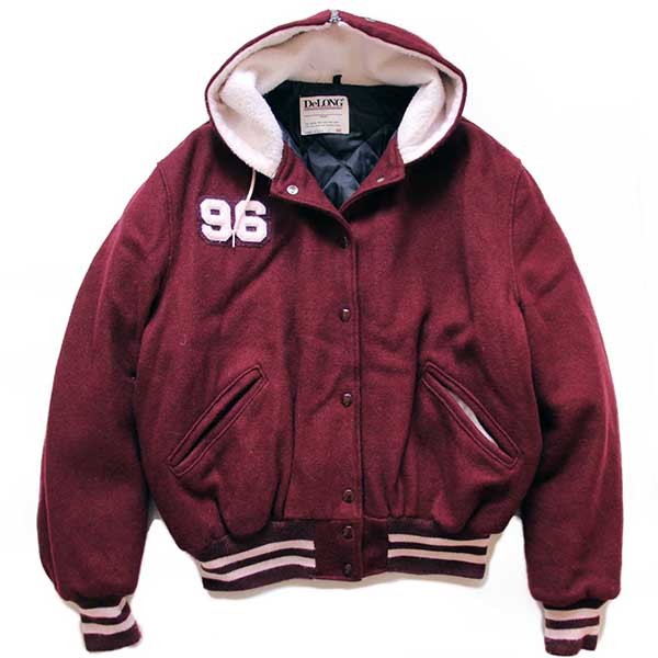 90s USA製 DeLONGデロング セーラーカラー キルティングライナー 