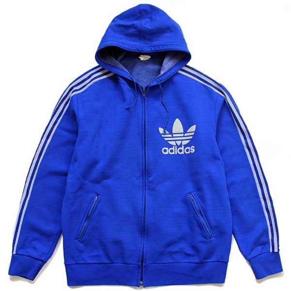 70s フランス製 adidasアディダス ventex トレフォイル ビッグロゴ 