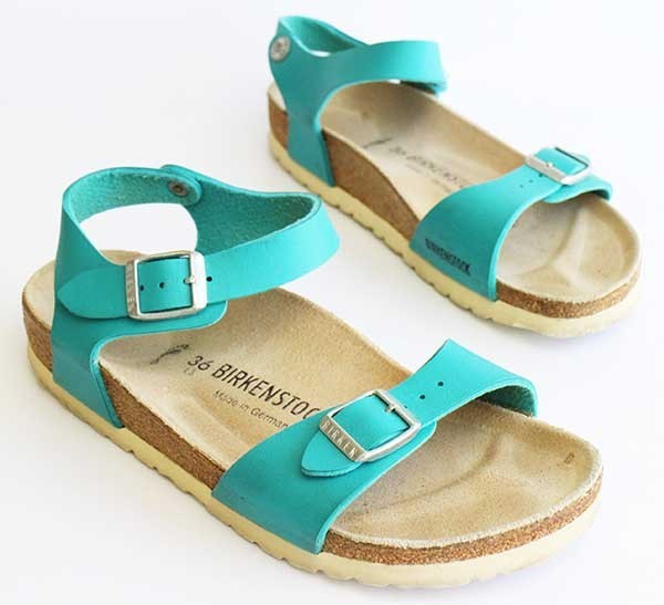 ドイツ製 BIRKENSTOCKビルケンシュトック Brasilブラジル ターコイズ 
