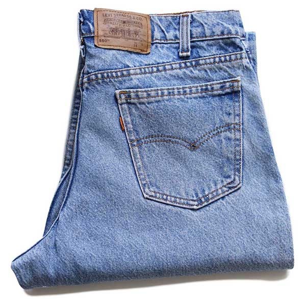 90s USA製 Levi'sリーバイス 550 デニムパンツ w34 L28.5 HUSKY☆30 