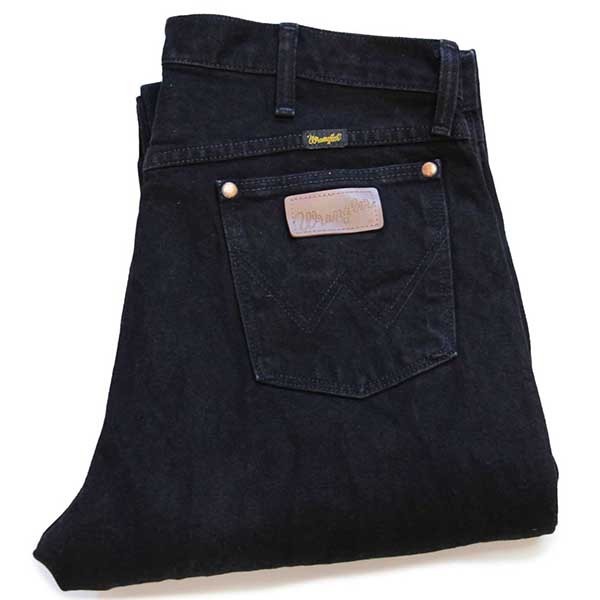 00s メキシコ製 Wranglerラングラー 13MWZ ブラック デニムパンツ w34 