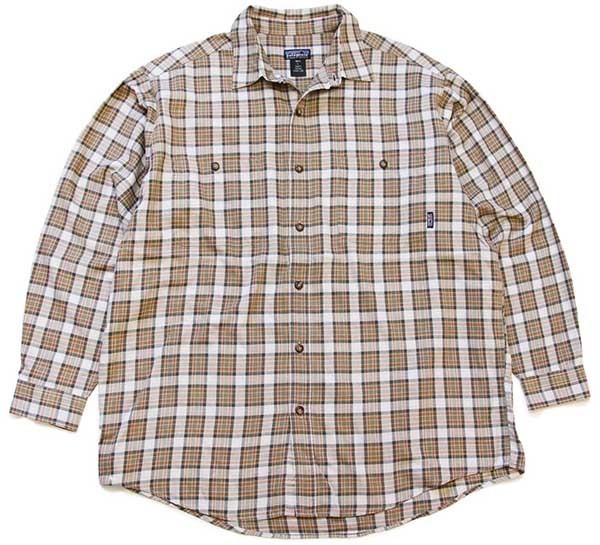 90s ポルトガル製 patagoniaパタゴニア タータンチェック オーガニック 