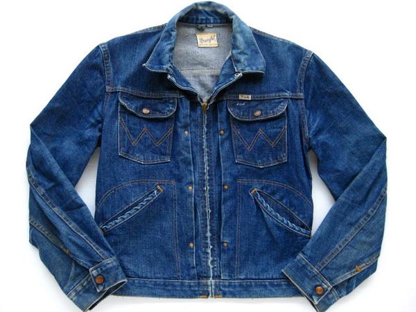 60s USA製 Wranglerラングラー 24MJZ デニムジャケット 38 - Sixpacjoe 